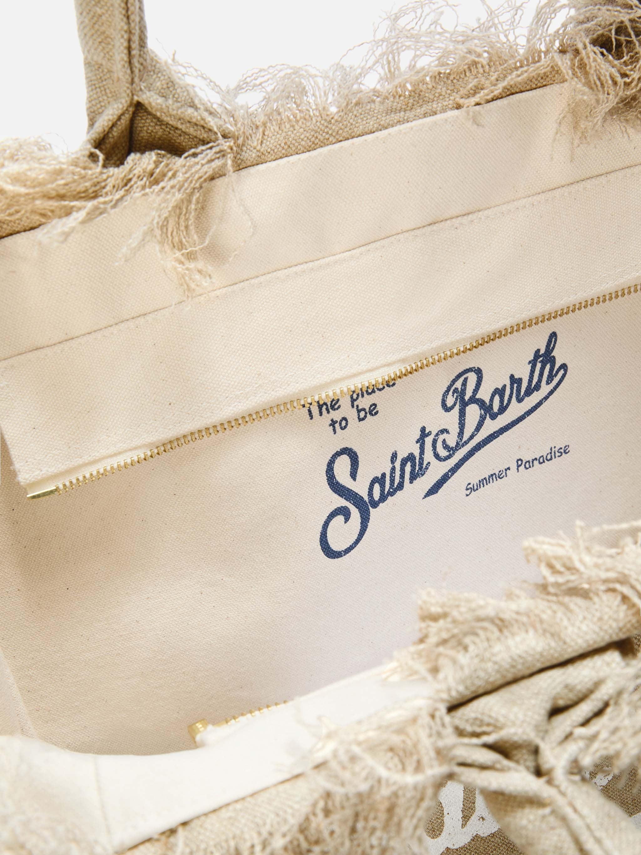 Colette Bag In Beige Linen