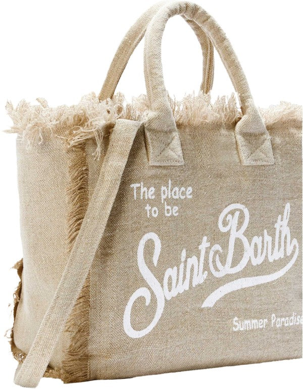 Borsa Colette In Lino Beige