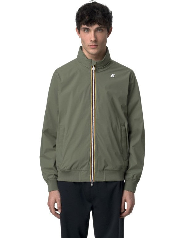 Giacca Amaury Stretch Nylon Jersey Green Lichen