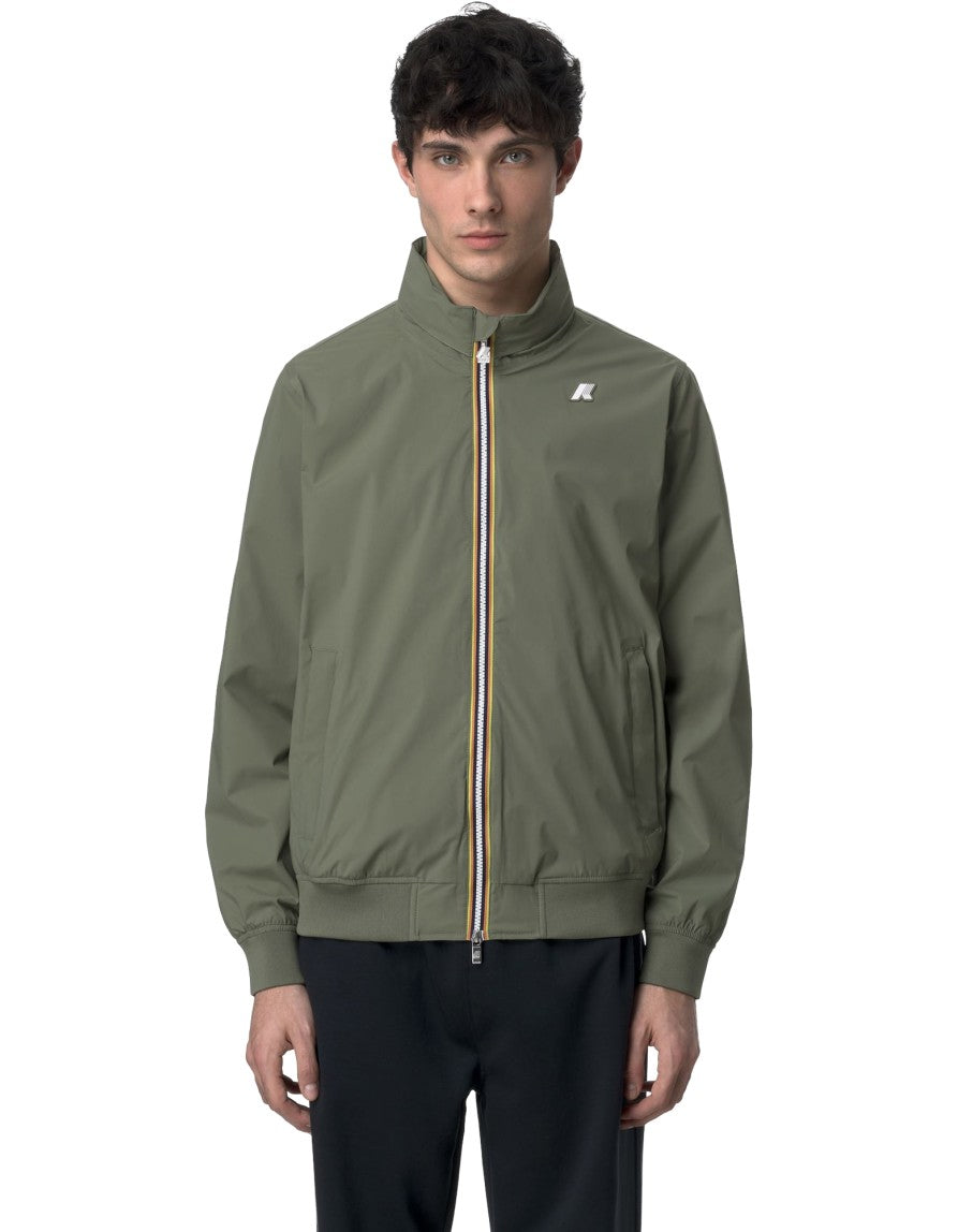 Amaury Stretch Nylon Jersey Green Lichen