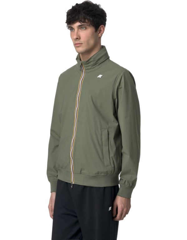 Giacca Amaury Stretch Nylon Jersey Green Lichen