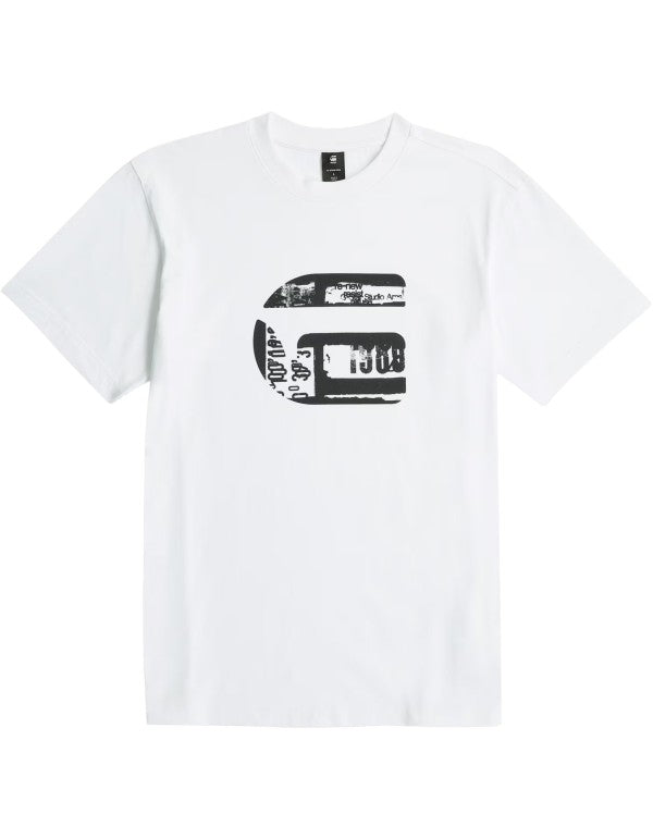 T-shirt G Icon Gr RT White