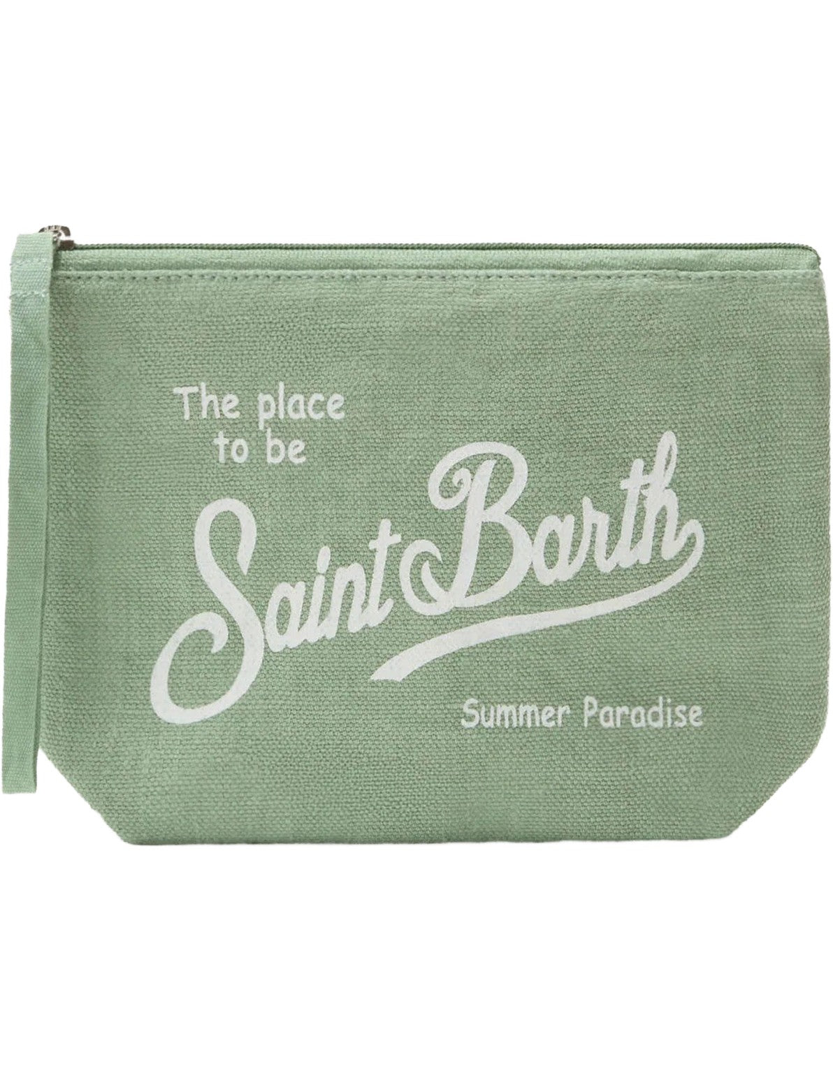 Aline Clutch Bag In Linen 53 Sage