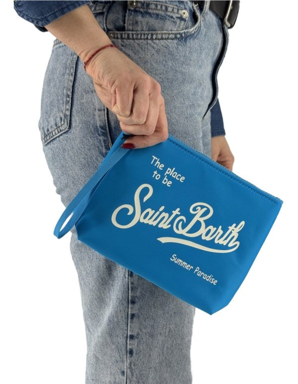 Pochette Aline Nylon 32 Turquoise