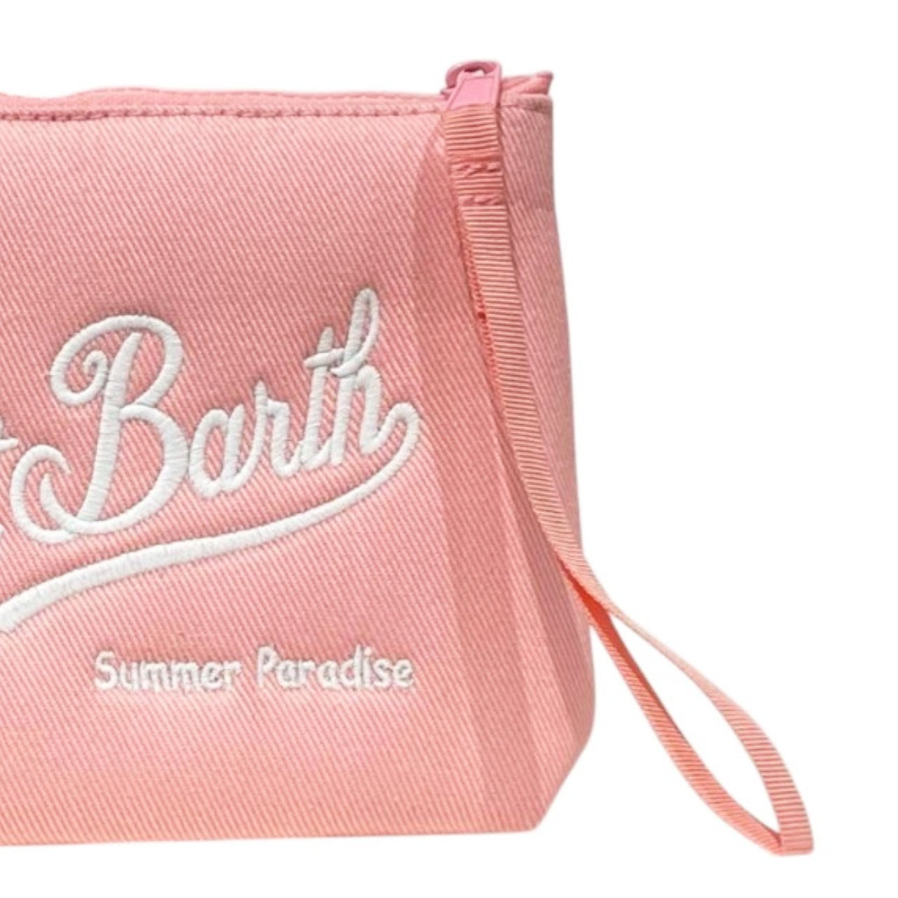 Aline Denim Pink Clutch 21 Emb