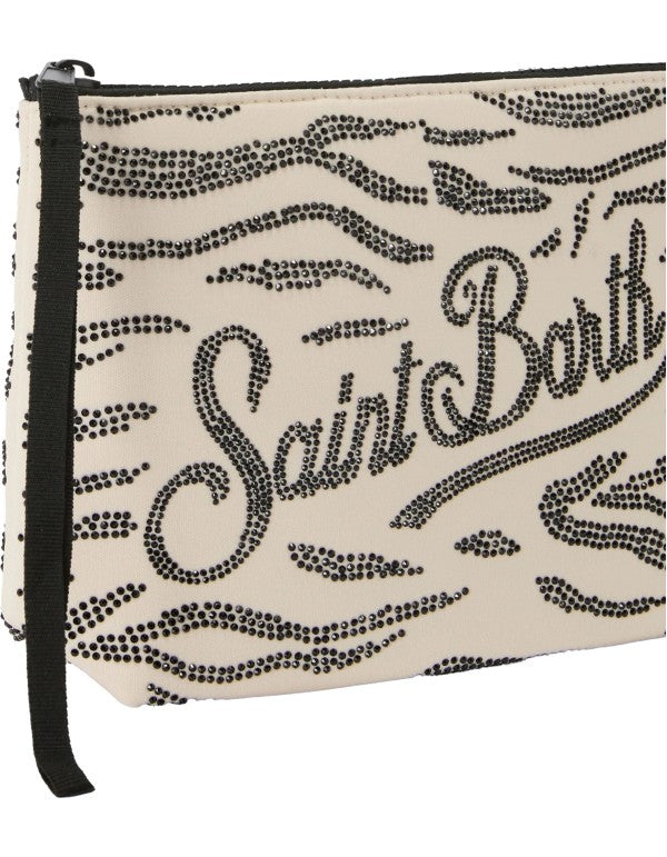Aline Strass Zebra 1000 clutch bag