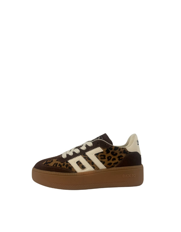 Sneaker Xxl Fur Leo Cuoio/Butter