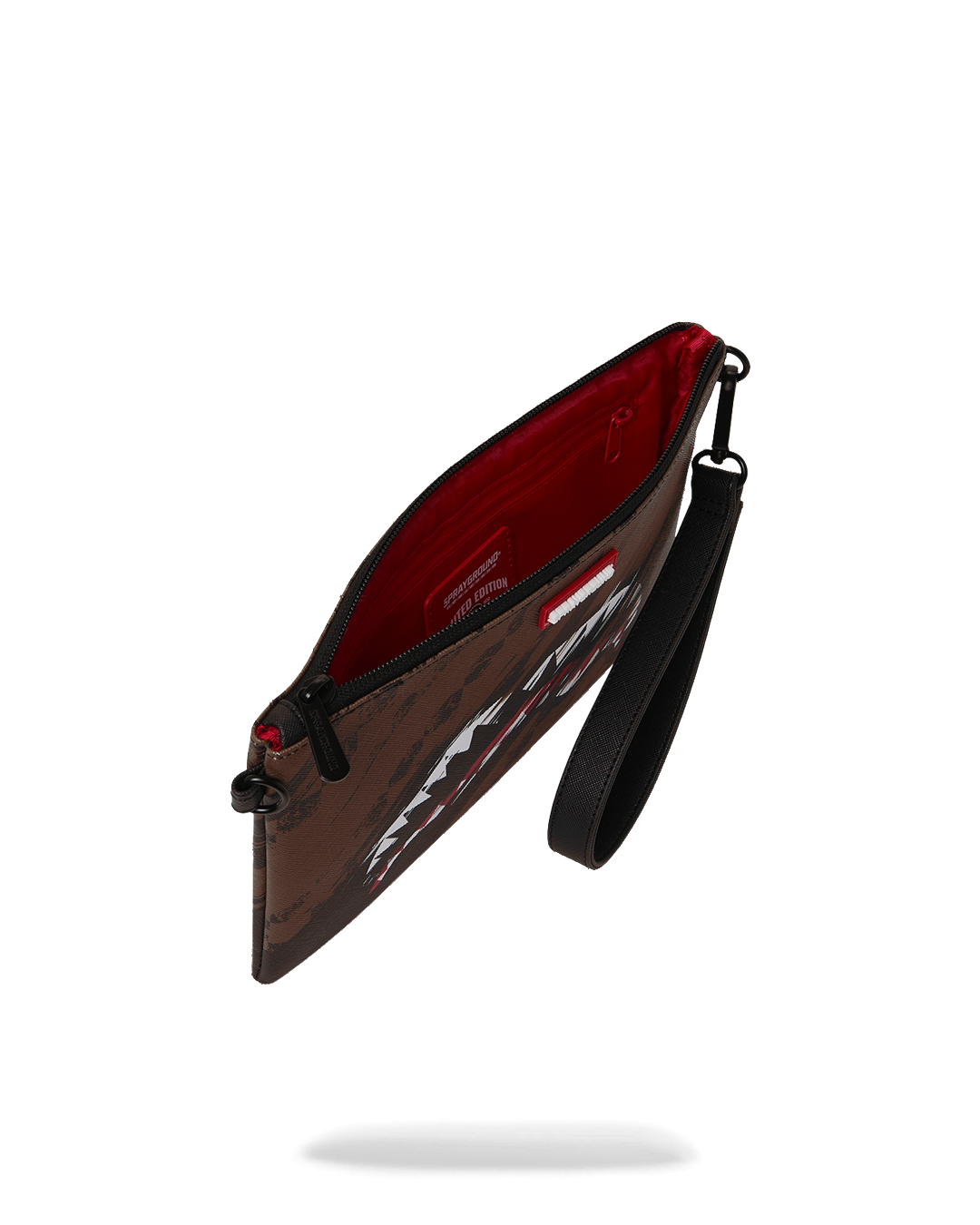 Smeared Grunge Crossbody Pouchette