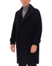 Distretto12 cappotto Manchester blu - indossato fronte