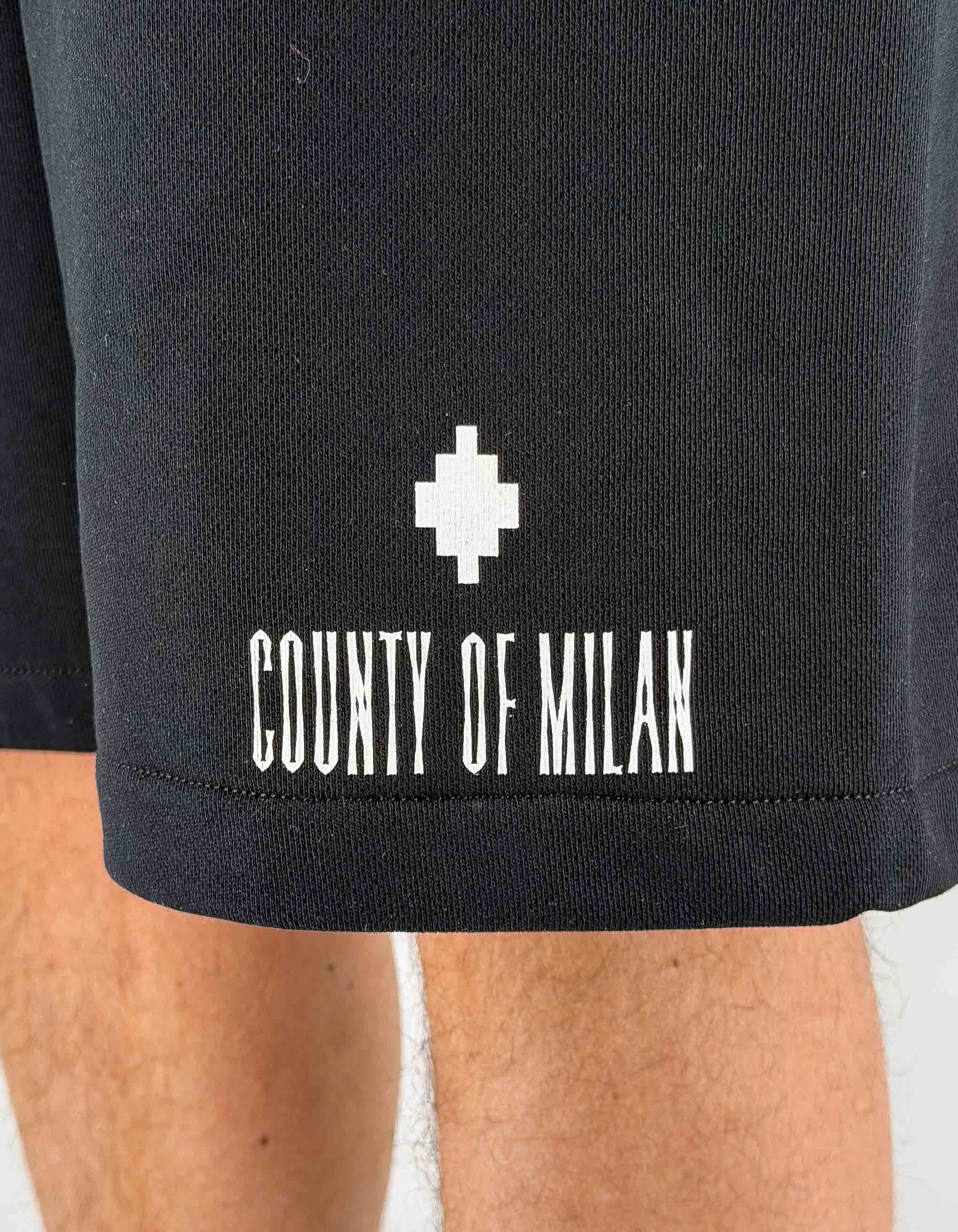 Black Snake Logo Fleece Bermuda Shorts