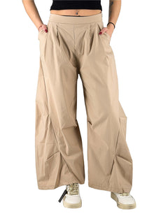 Women's Sand Cotton Balloon Trousers