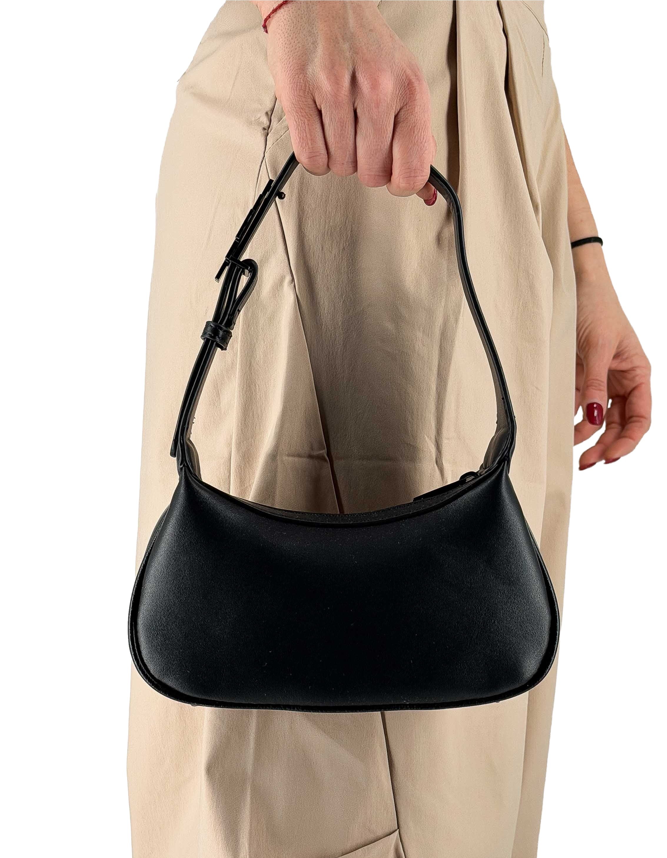 Mini Shoulder Bag Black / Leopard Wings