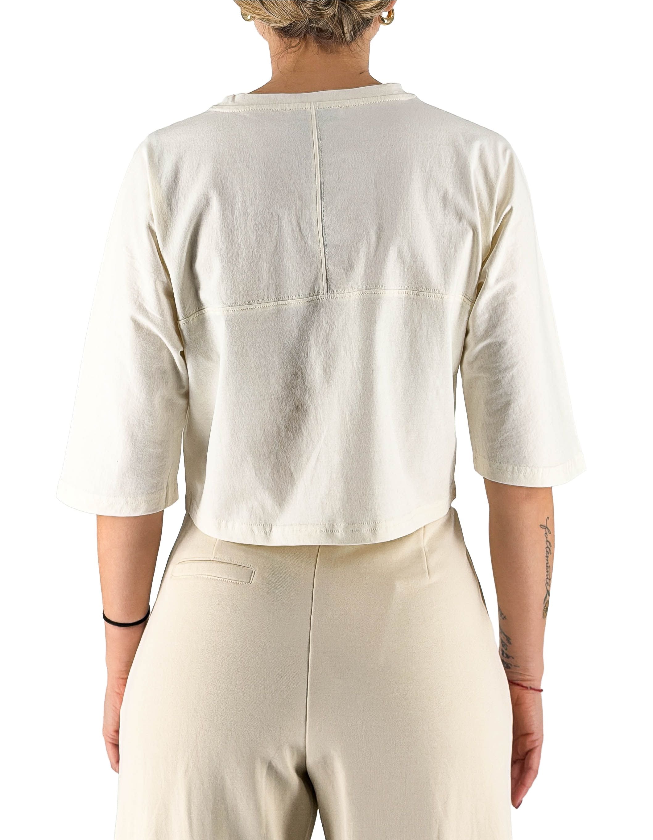 Branded T-shirt Ma148 Ivory