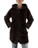 Giacca Audrey Dark Brown Montereggi, vista frontale indossata