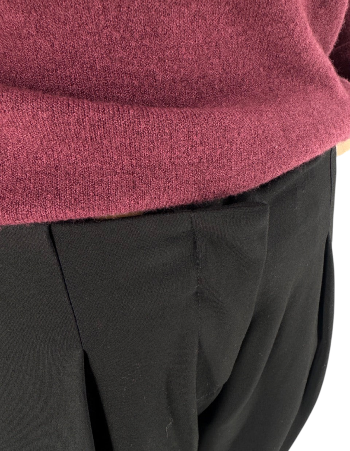 Pantalone Soft Fit Manila Grace in grigio meteorite con tessuto fluido e vestibilità comfort