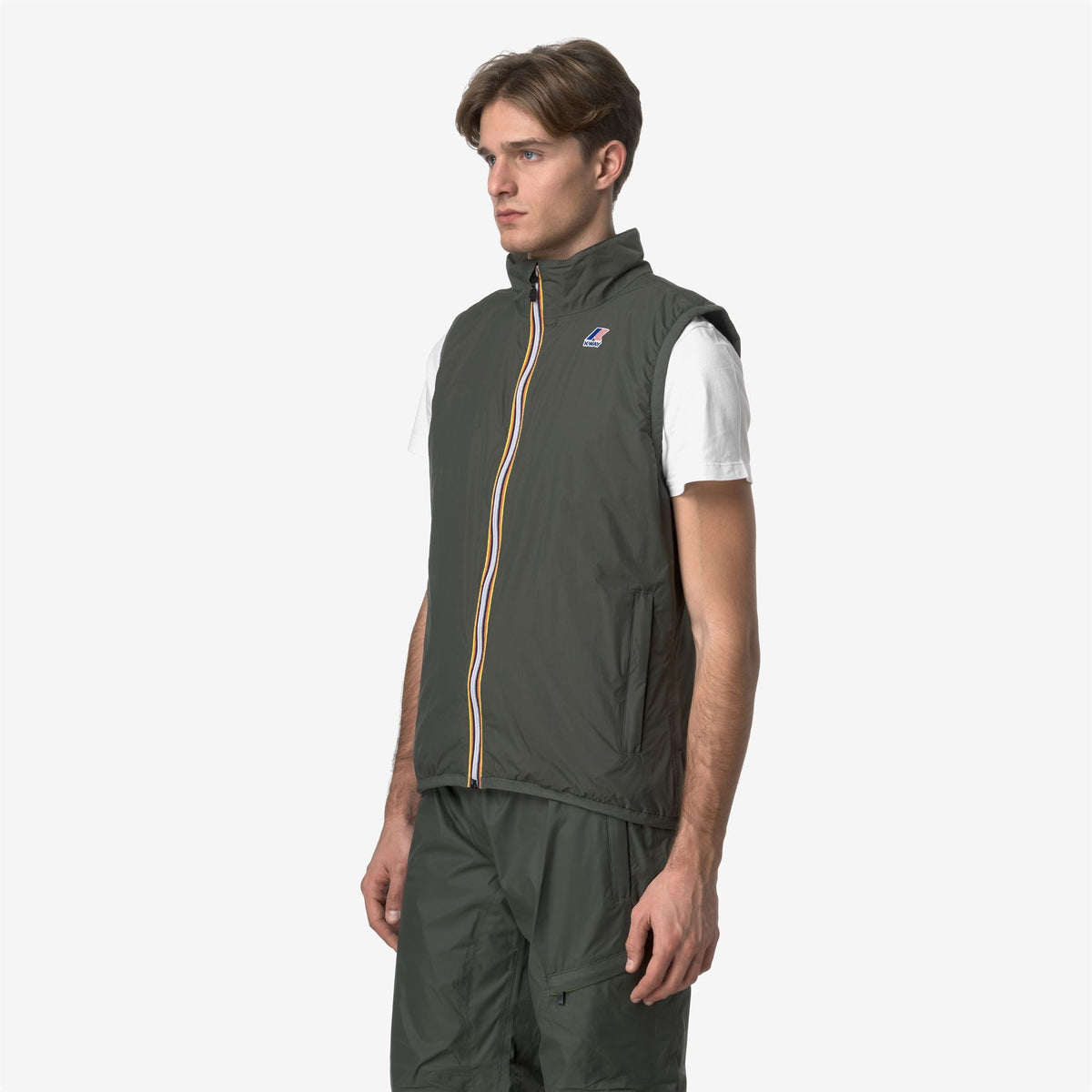 K-Way Le Vrai 4.0 Rouland Warm Green Blackish - vista 4
