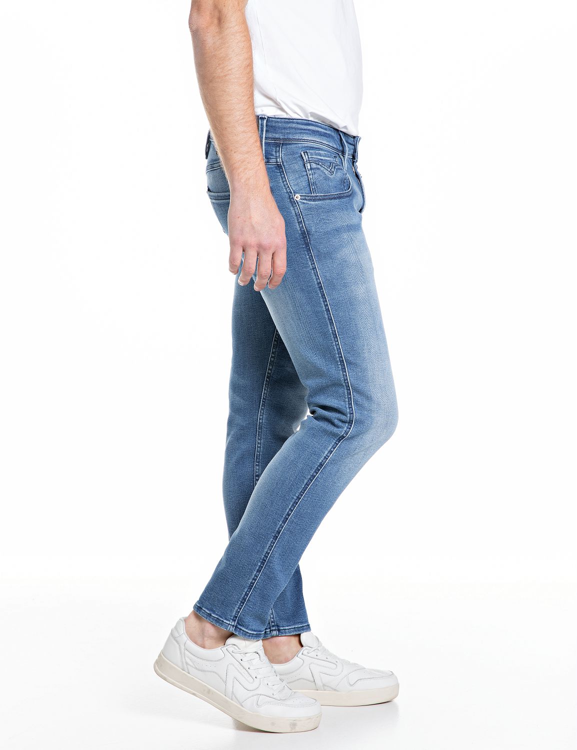 Anbass Slim-Fit Jeans Medium Blue - vista S