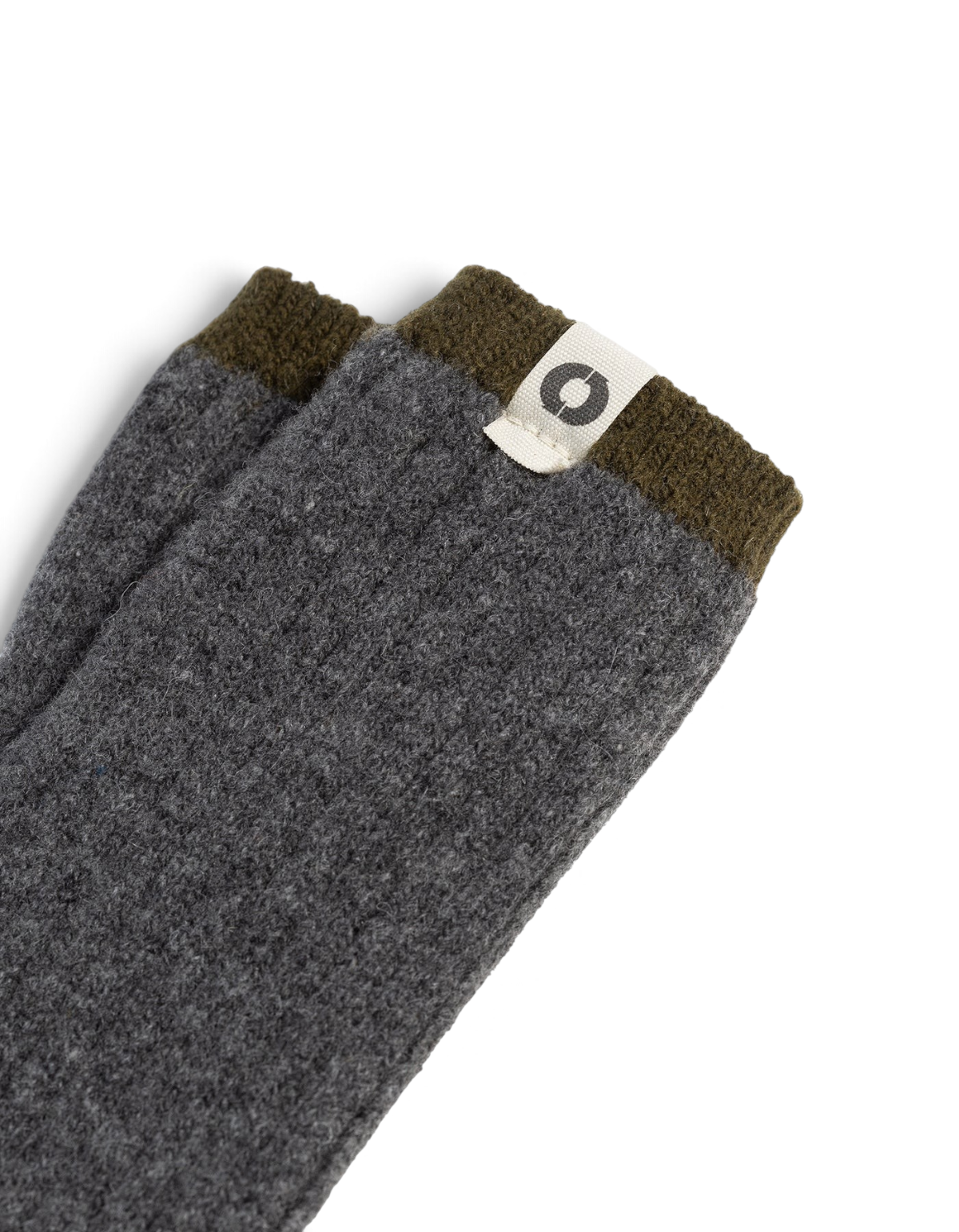 Calze Contraste High Medium Grey Melange Ecoalf - foto 3
