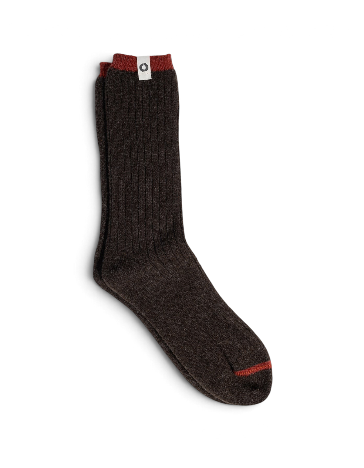 Calze Contraste High Dark Brown Ecoalf - foto 1