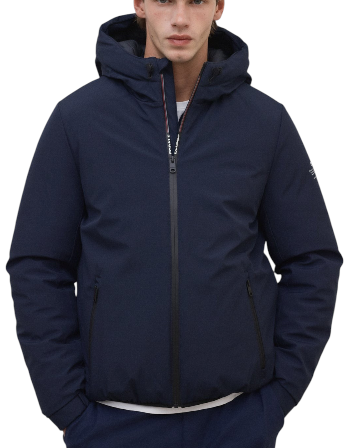Giacca Cartes Deep Navy Ecoalf - foto 2