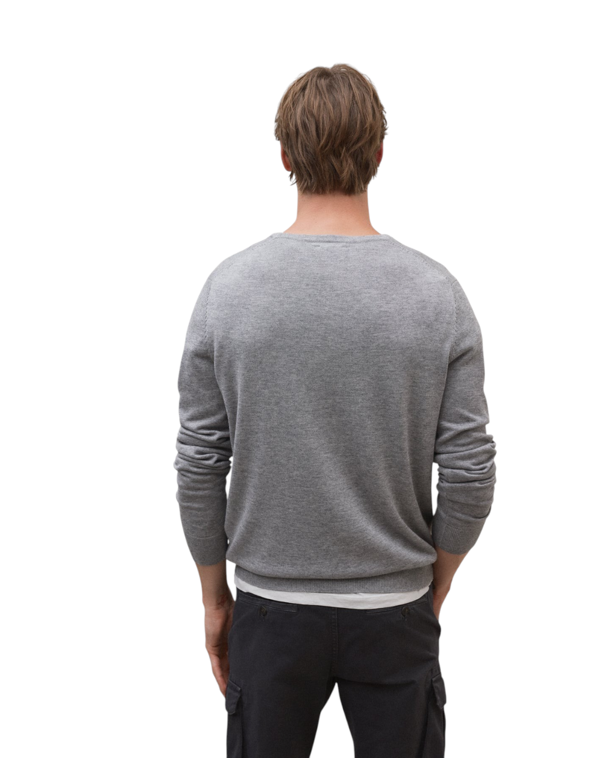 Maglia Bayona Medium Grey Melange Ecoalf - foto 2