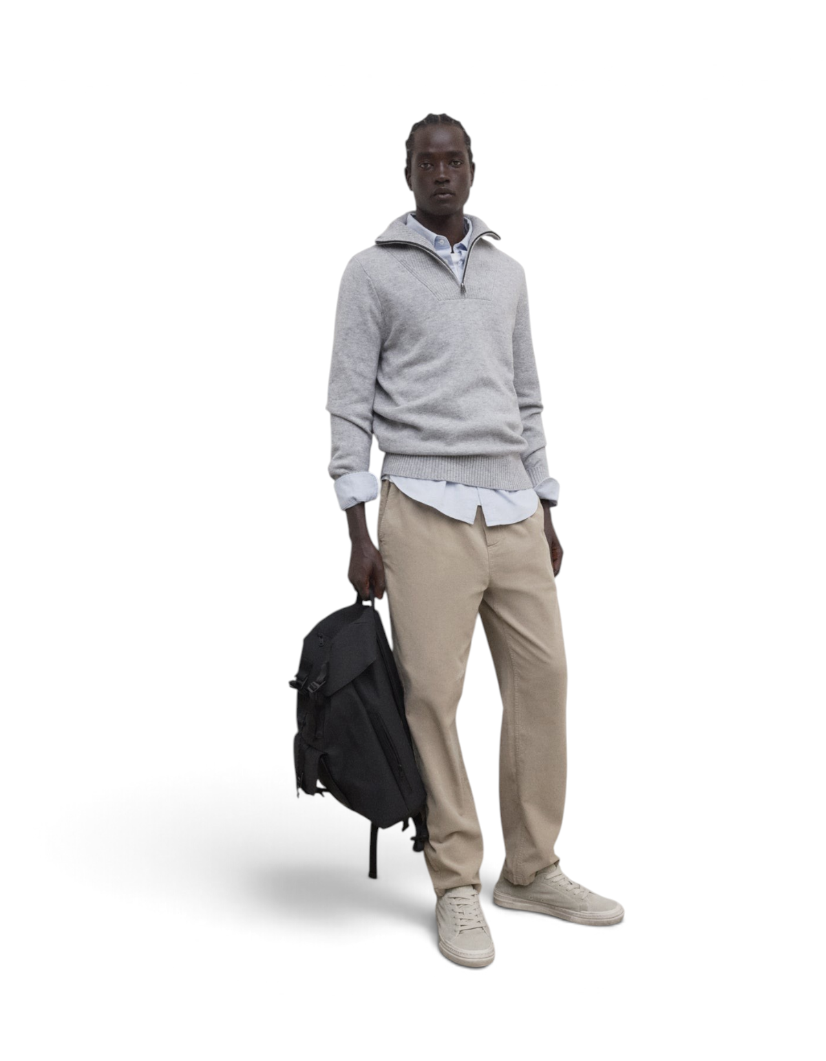 Maglia Yeclo Light Grey Melange Ecoalf - foto 3