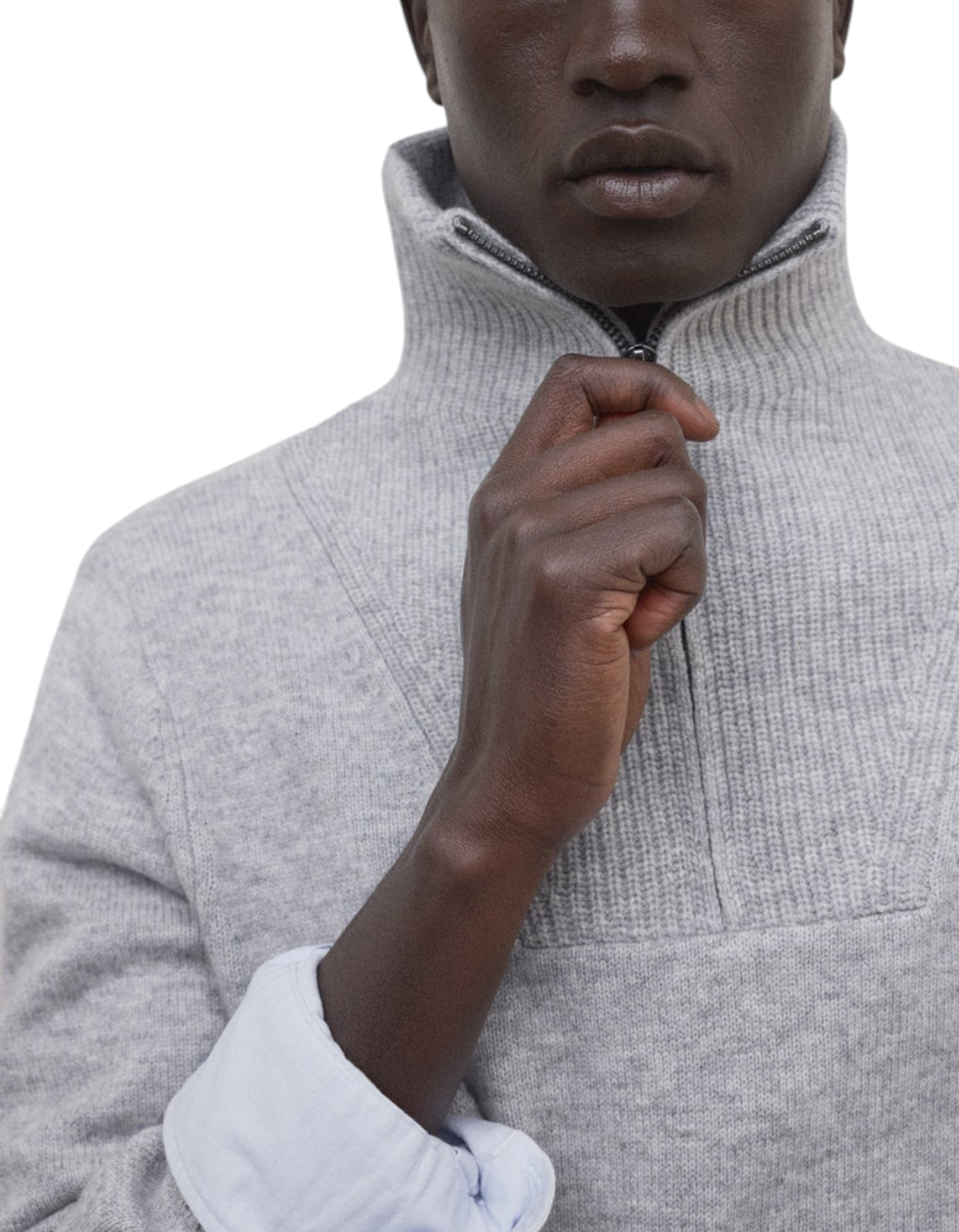 Maglia Yeclo Light Grey Melange Ecoalf - foto 4