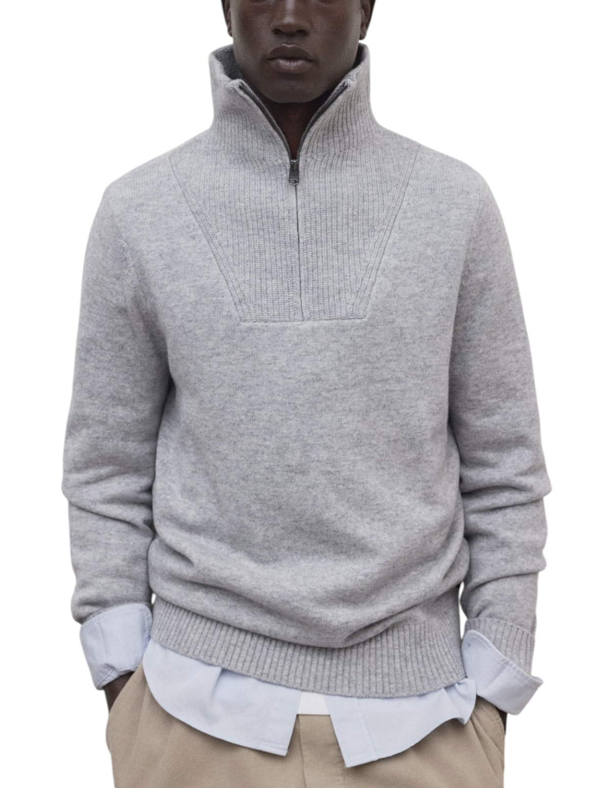 Maglia Yeclo Light Grey Melange Ecoalf - foto 1