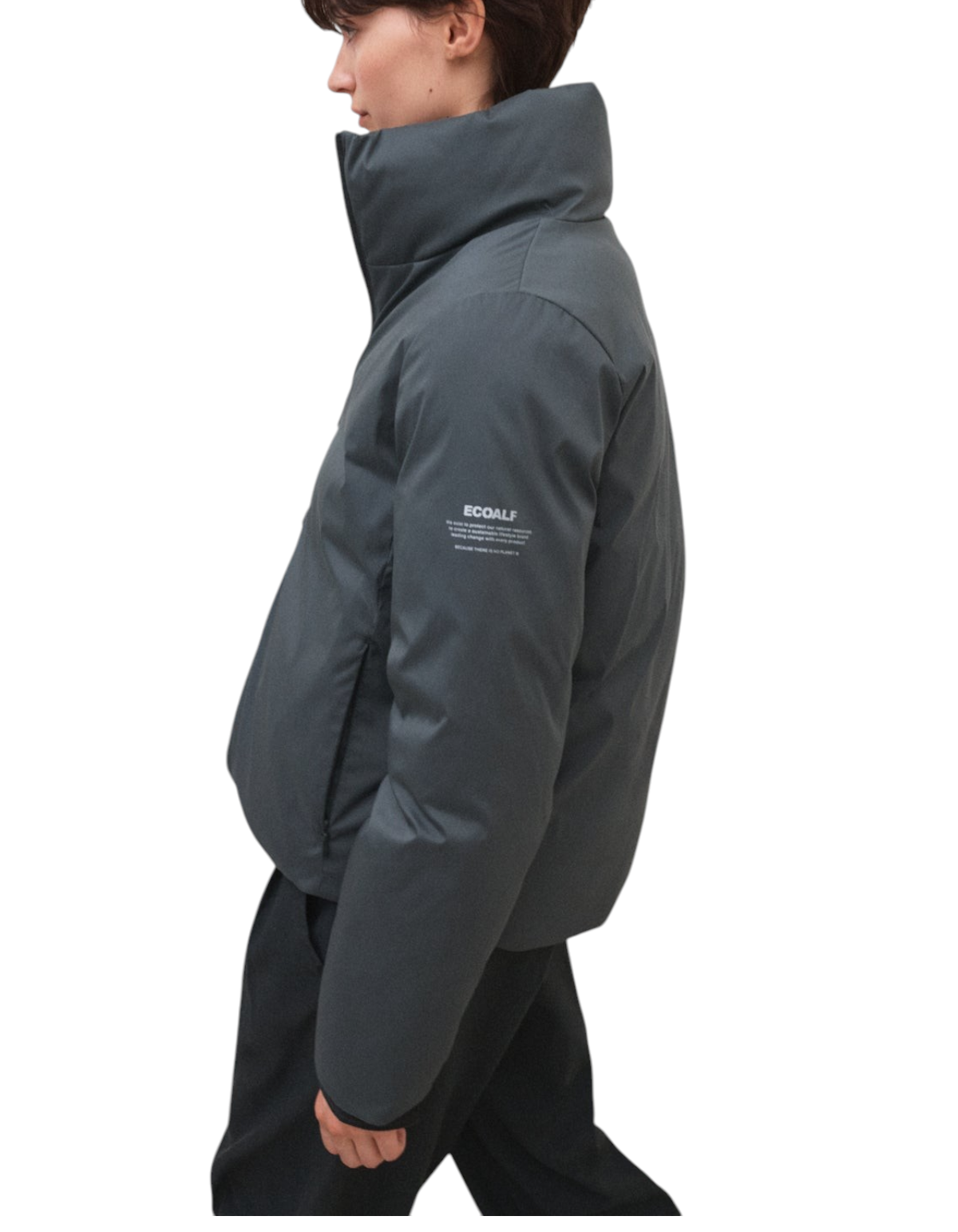 Giacca Moran Dark Khaki Ecoalf - foto 2