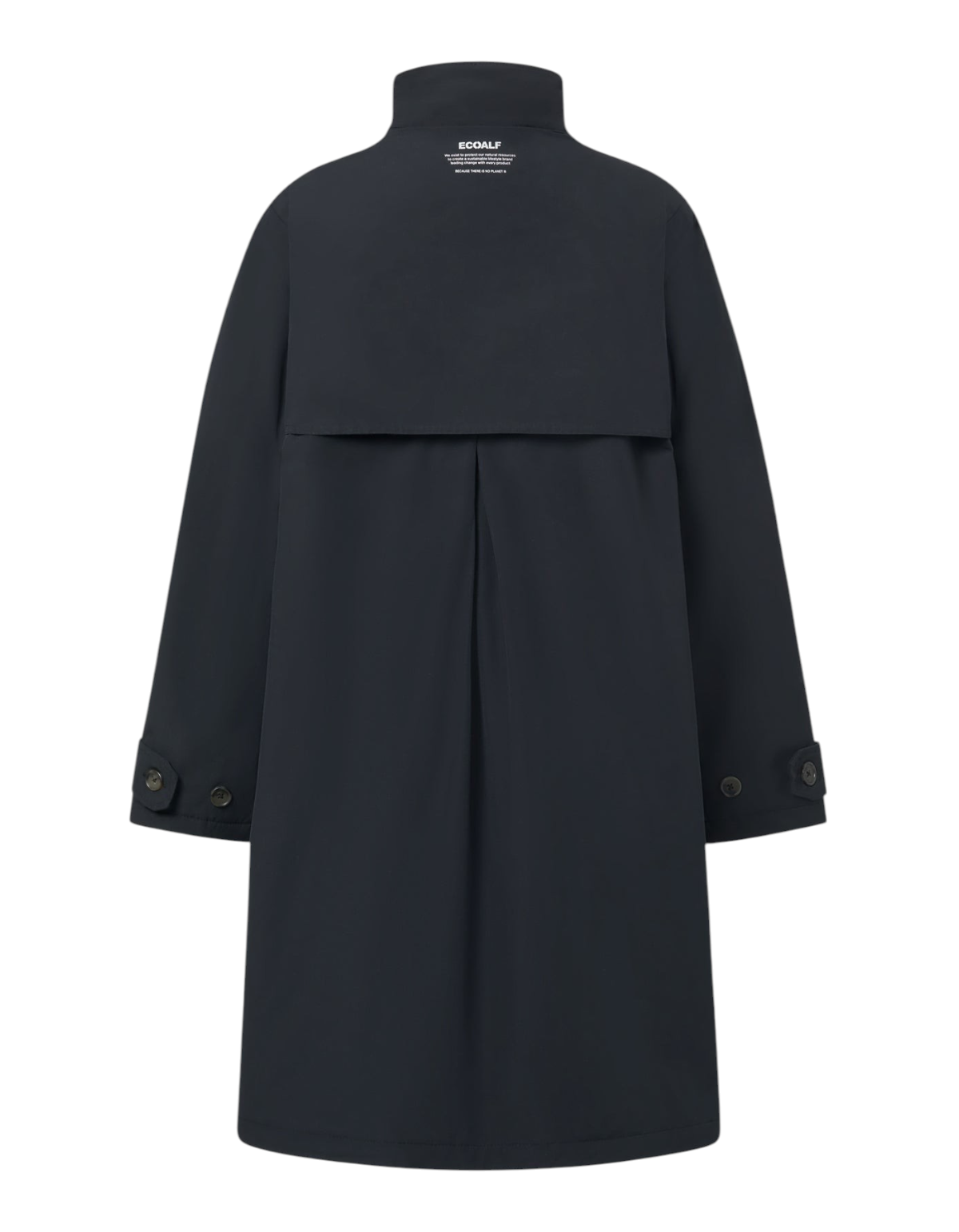 Giacca Lunga Nebu Dark Navy Ecoalf - foto 6