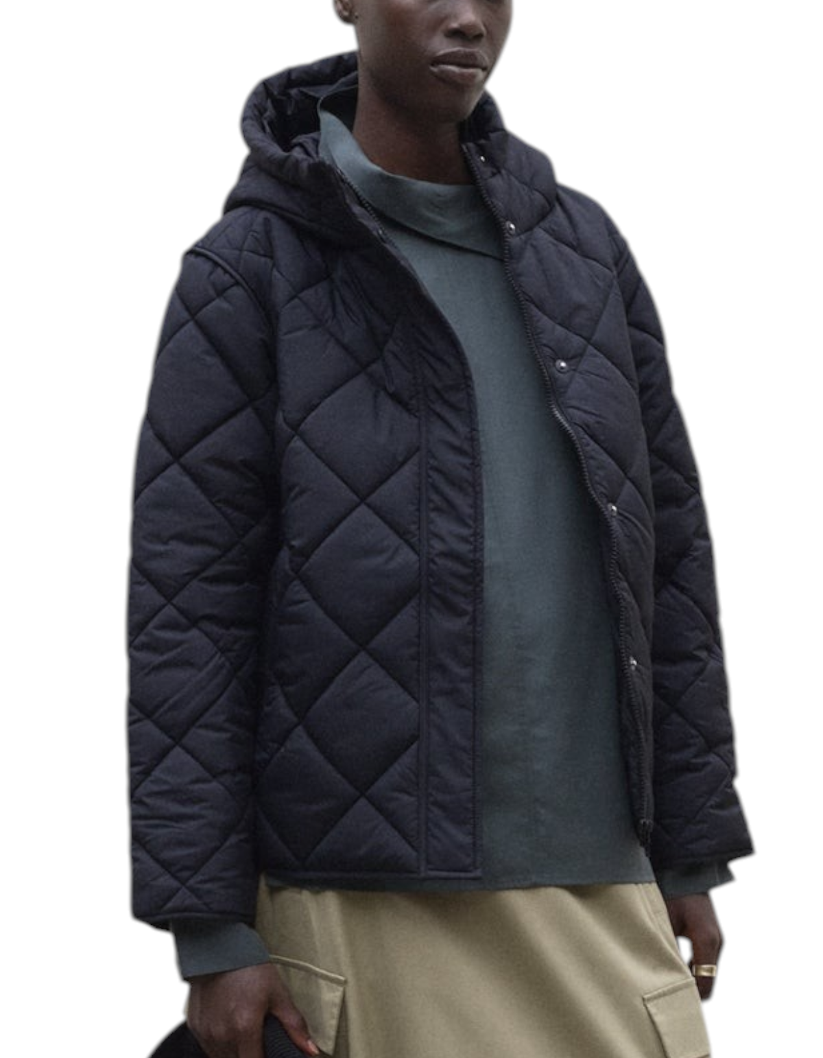 Giacca Verin Navy Black Ecoalf - foto 1