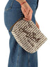 Aline Sangallo Pouch Striped Cotton Mini Flowers Embry 1911 Emb