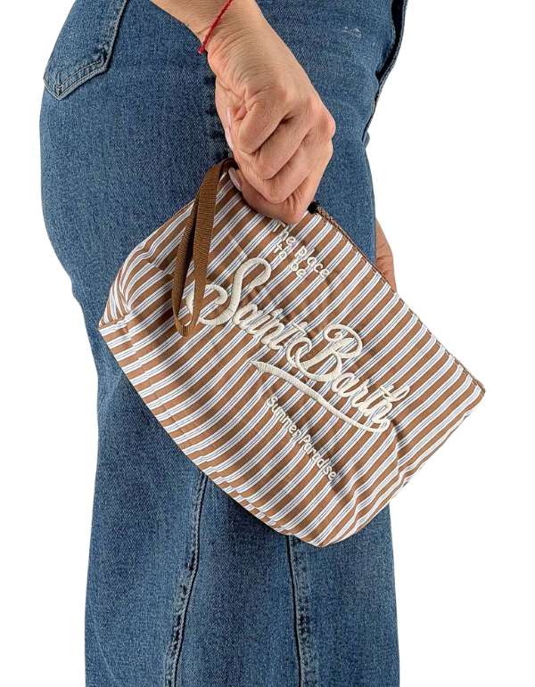 Pochette Aline Cotton Micro Triple Stripes 1831 Emb