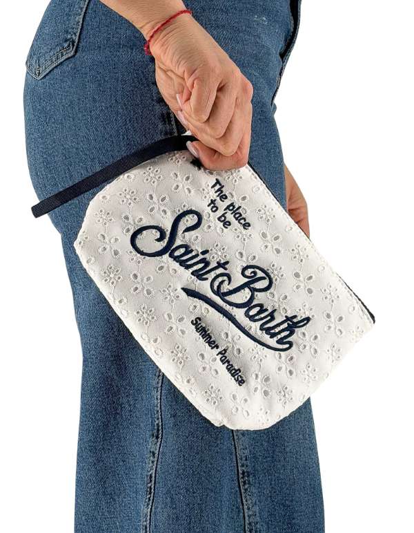 Pochette Aline Sangallo Cotton Mini Flowers Embry 01 Emb