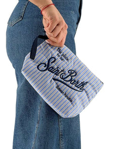 Aline Cotton Micro Triple Stripes Clutch Bag 3118 Emb