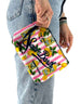 Aline Limoncello Stripes Clutch 21
