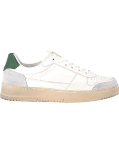 Sneaker in Nappa e Camoscio Bianco e Verde Uomo – Devid Label