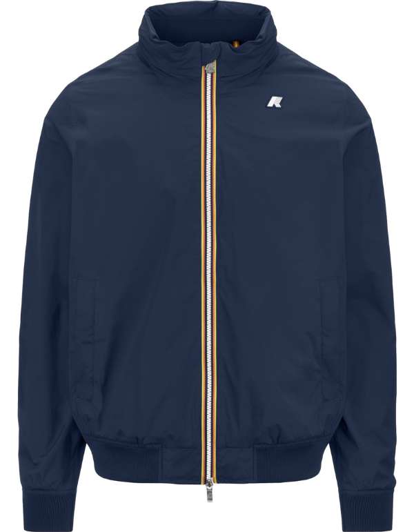 Amaury Stretch Nylon Jersey Blue Insignia Jacket