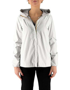 Marguerite Stretch Dot White Jacket