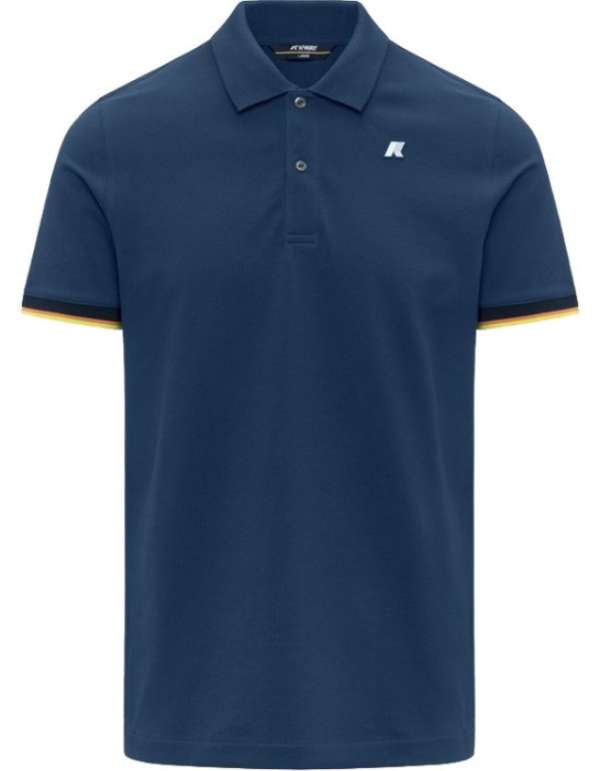 Vincent Pique Blue Insignia Polo