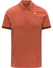 Polo Vincent Pique Orange Brownish