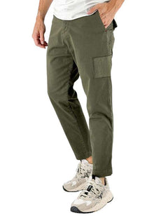 Pantalone Timo Patch Verde Uomo – Devid Label