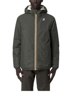 K-Way Giacca Le Vrai 4.0 Claude Orsetto Green Blackish - dettaglio 5