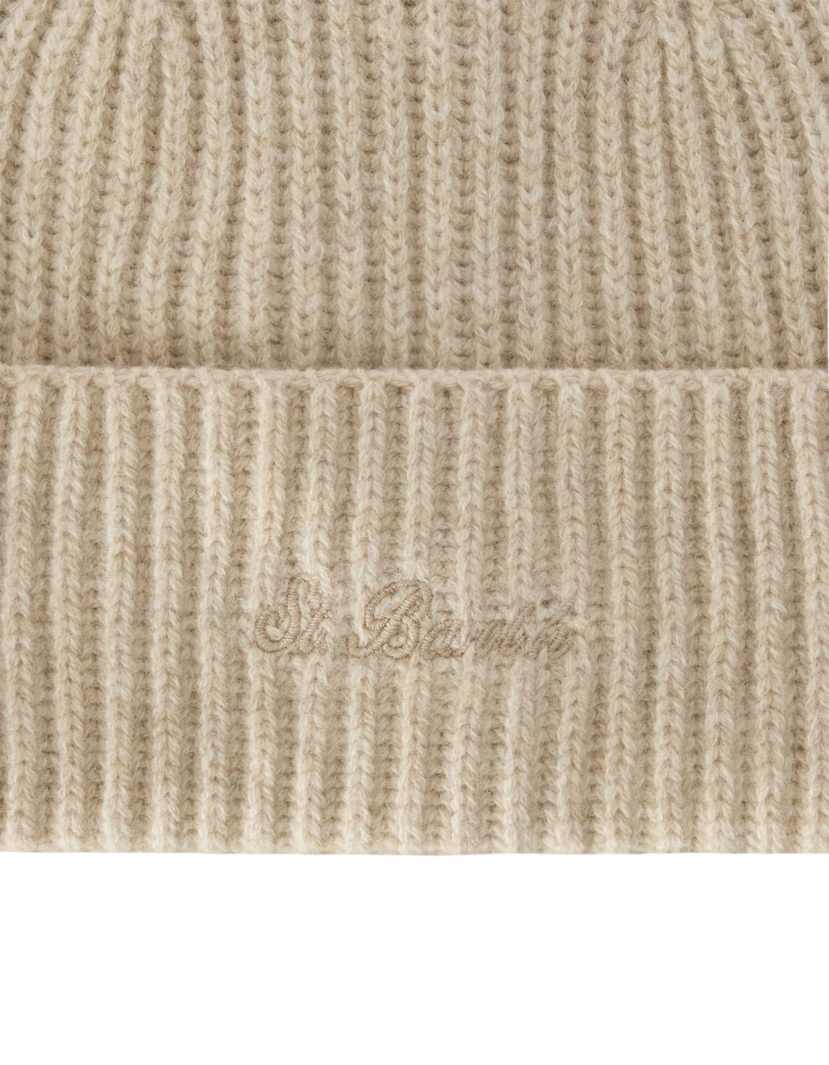 MC2 Saint Barth Moss Wool beige — dettaglio ricamo