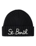 MC2 Saint Barth cuffia Wengen St Barth nera — fronte
