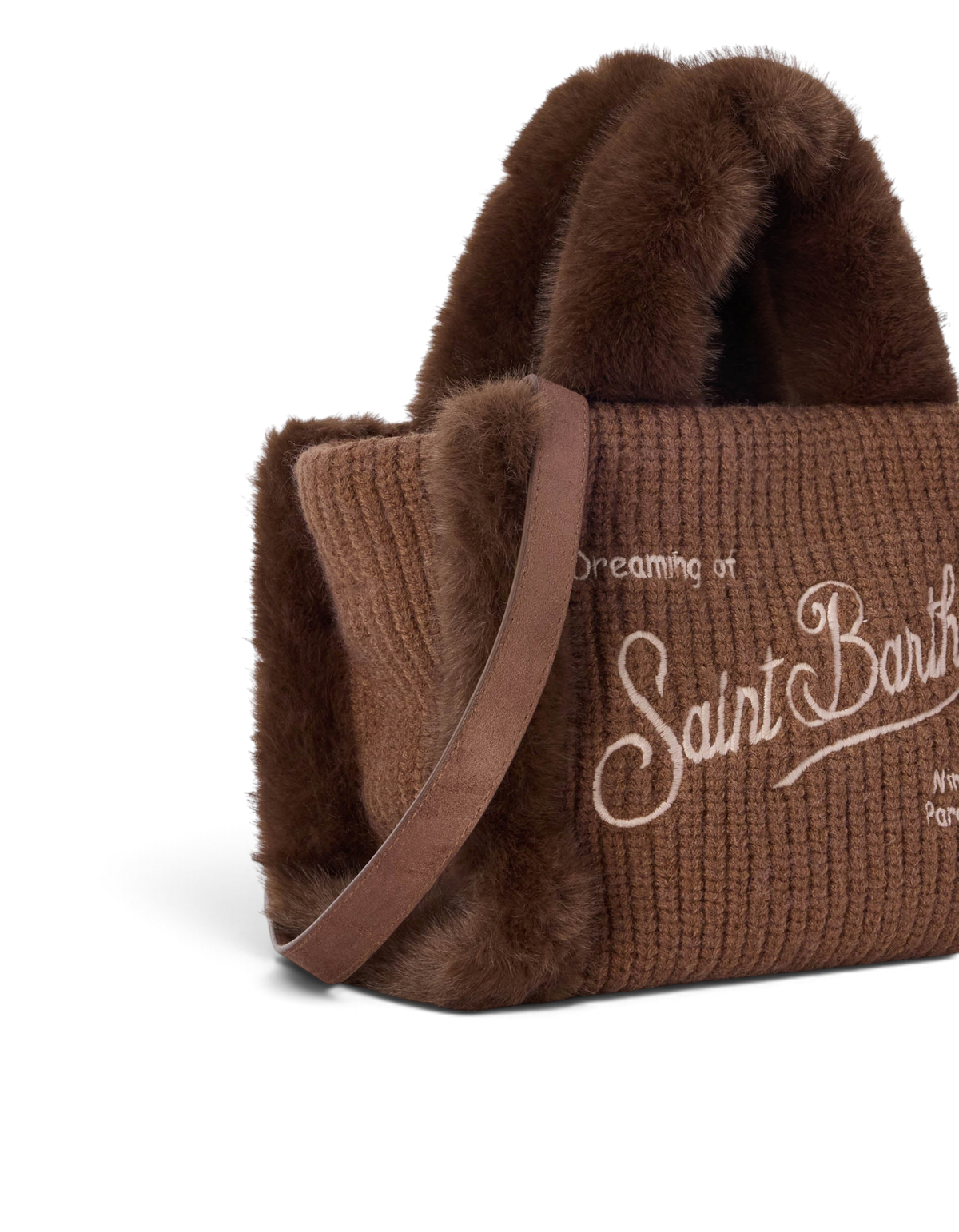 Borsa mini Vanity Mini Shearling Rib Fur 18 Emb - immagine 3