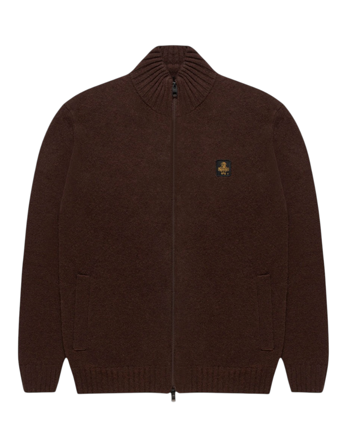 RefrigiWear Maglione con Zip Spencer Coffee - vista principale