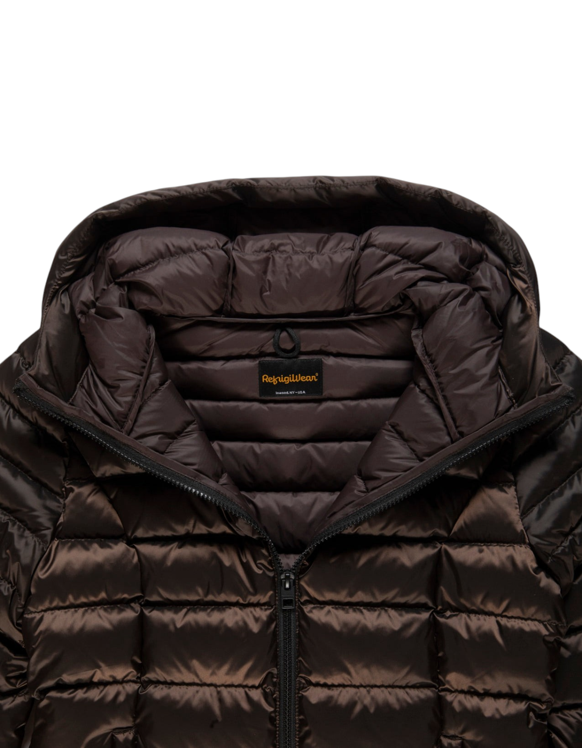 RefrigiWear Piumino Lungo Donna Long Mead Black Coffee - foto ufficiale 4