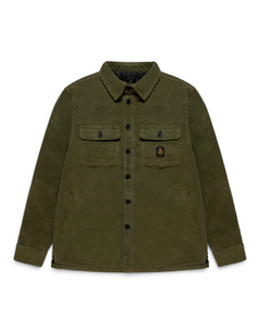 RefrigiWear Overshirt in Velluto Jungle Forest - vista principale