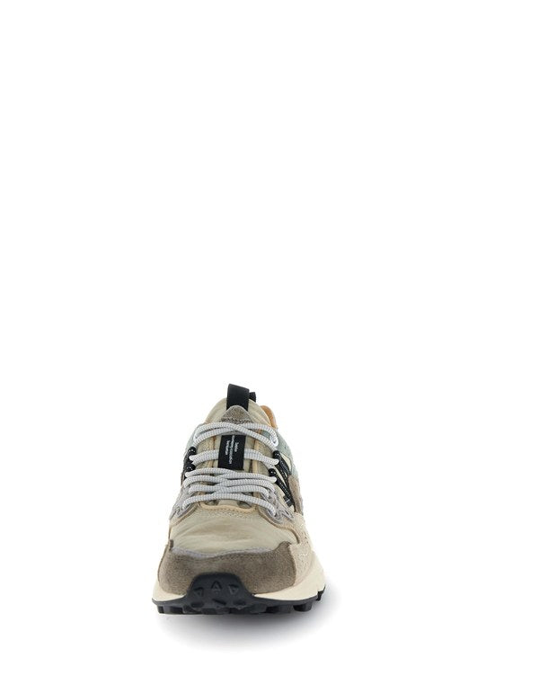 Sneaker Yamano 3 Uni Cow Velour Sand-Beige-Taupe - Immagine 4